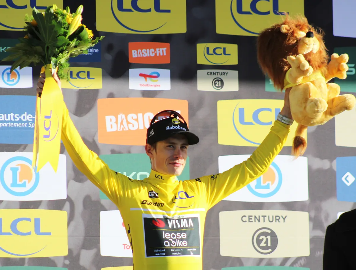 Som samlet vinder af Paris-Nice 2026 efter 8. etape (15. marts 2026)
